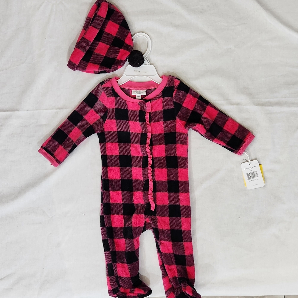 🆕️ Emporio Baby Fleece Coverall & Hat